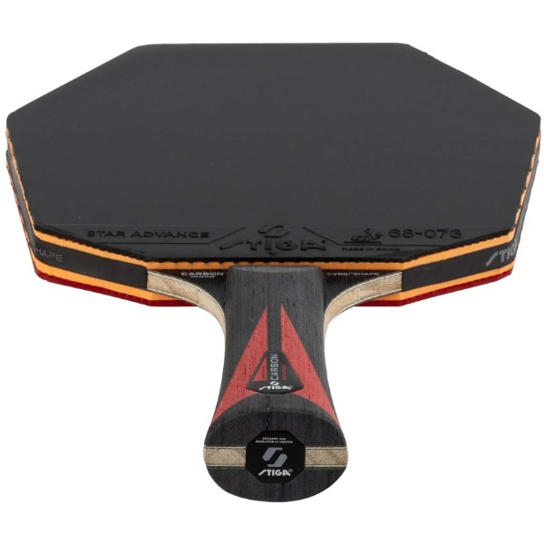 Фото - Ракетка для настольного тенниса Stiga Carbon Advance Cybershape FL (1215-1101-35)